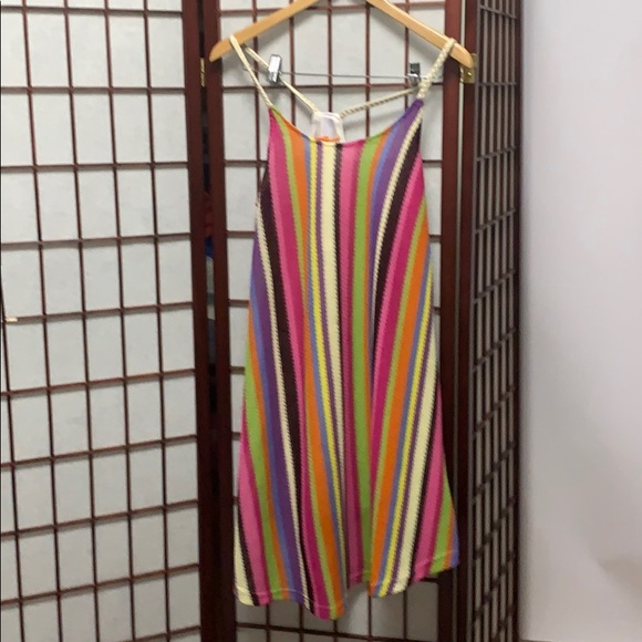 ANAMA MULTICOLOR SUMMER DRESS SIZE M - Picture 1 of 8